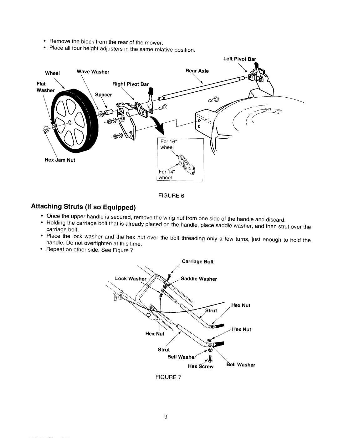 MTD Series 500 through 509 manual 