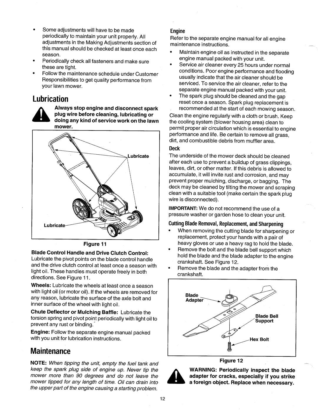 MTD Series 520 Thru 530 manual 