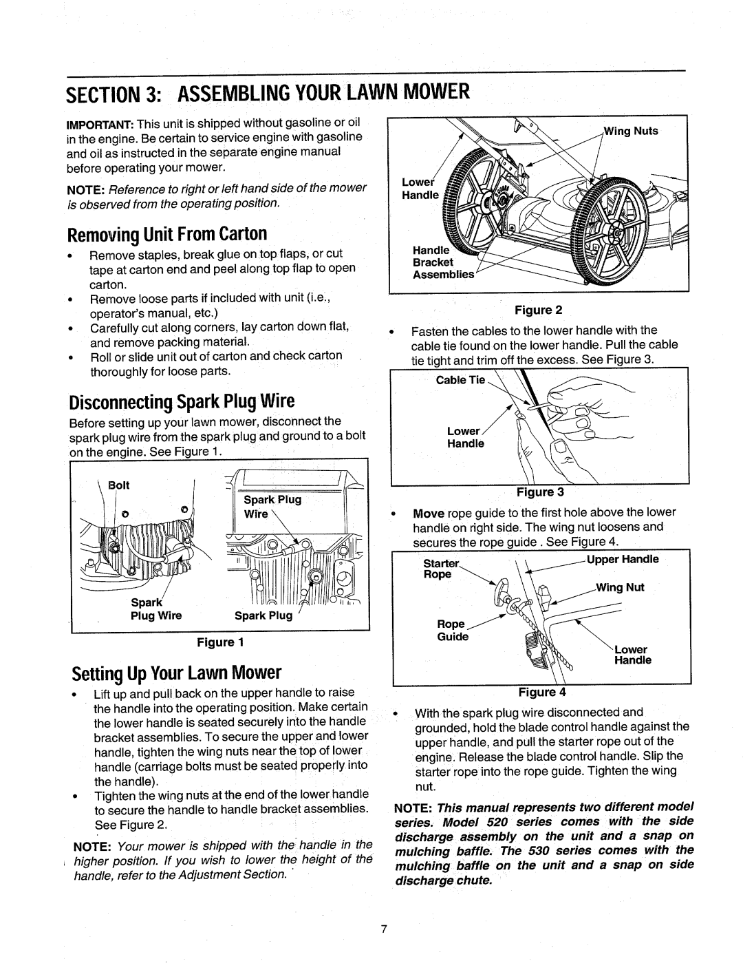 MTD Series 520 Thru 530 manual 