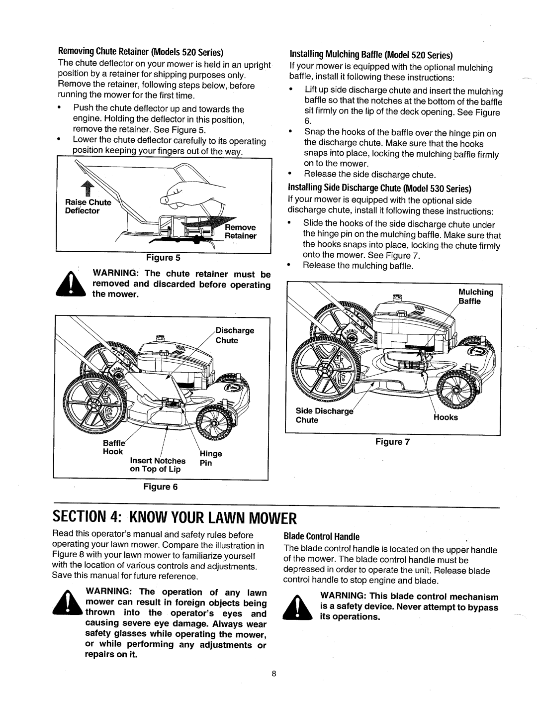 MTD Series 520 Thru 530 manual 