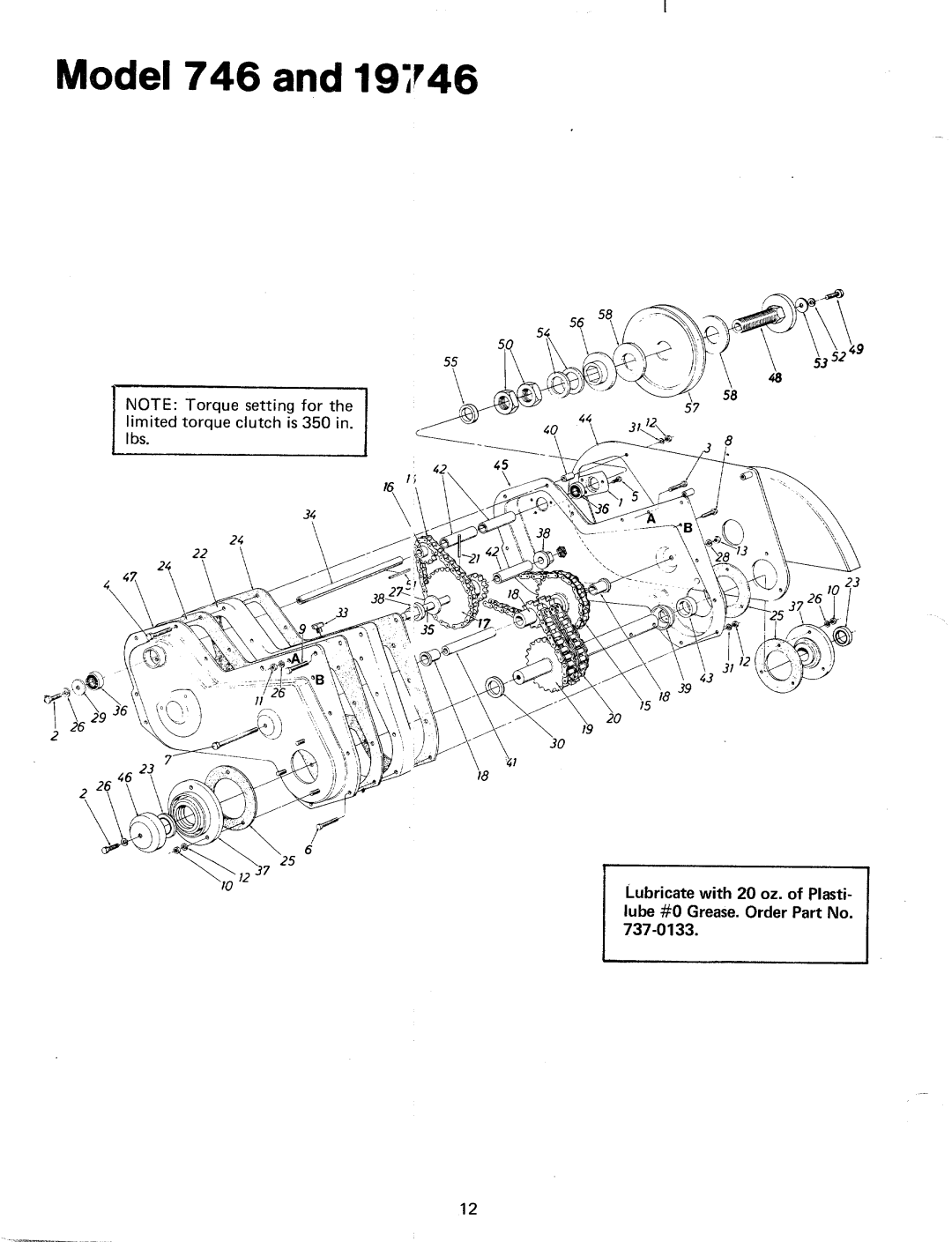 MTD TMO-33603B, 195-746-000, 19746S manual 