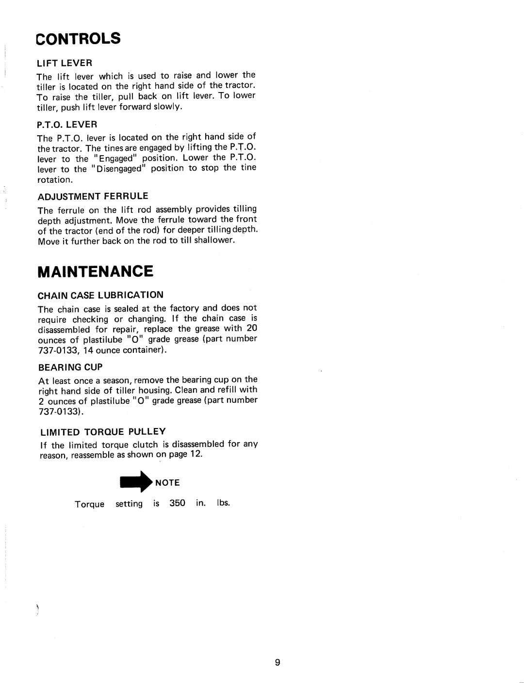 MTD TMO-33603B, 195-746-000, 19746S manual 