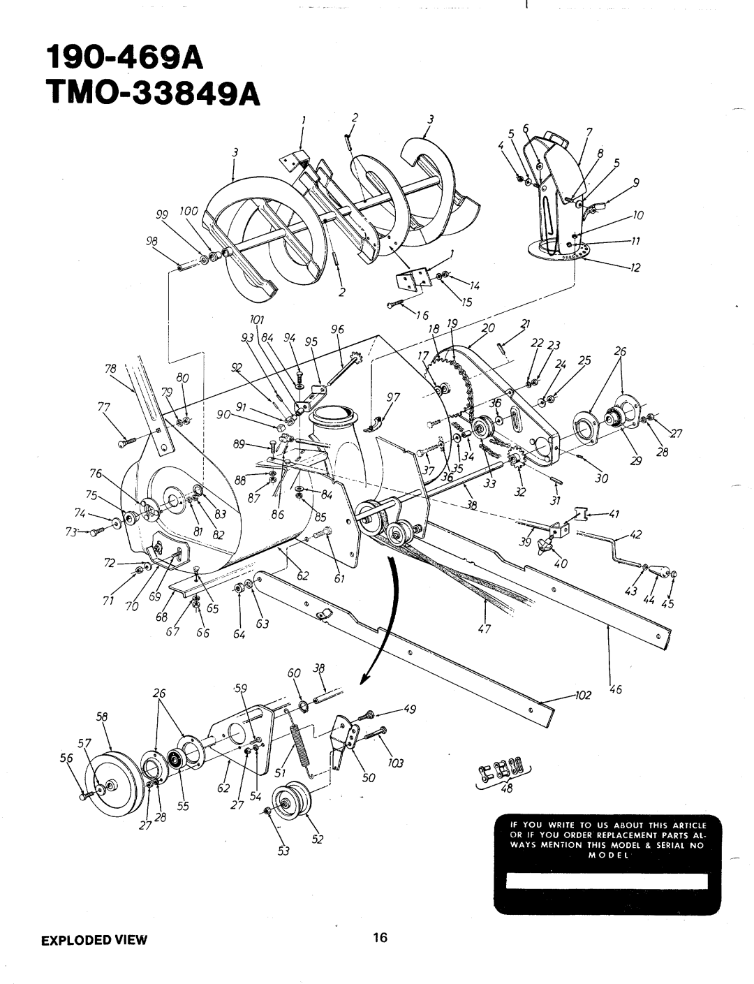 MTD TMO-33849A, 190-469A manual 