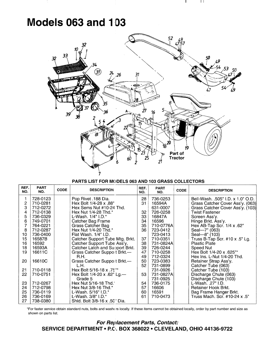 MTD 190-063-000, TMO-3511103, 190-103-000 manual 