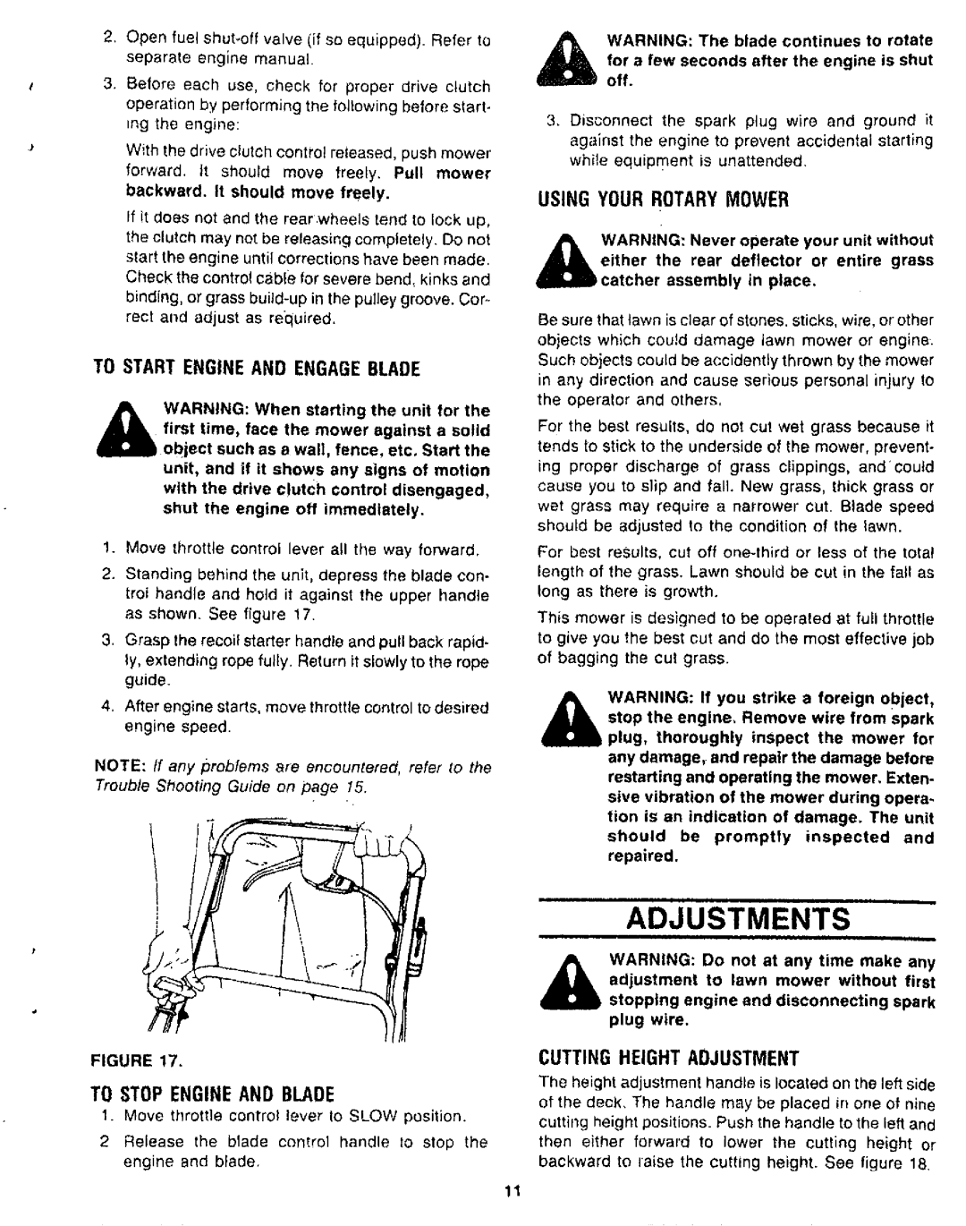 MTD TMO-37463A, TMO-37464A manual 