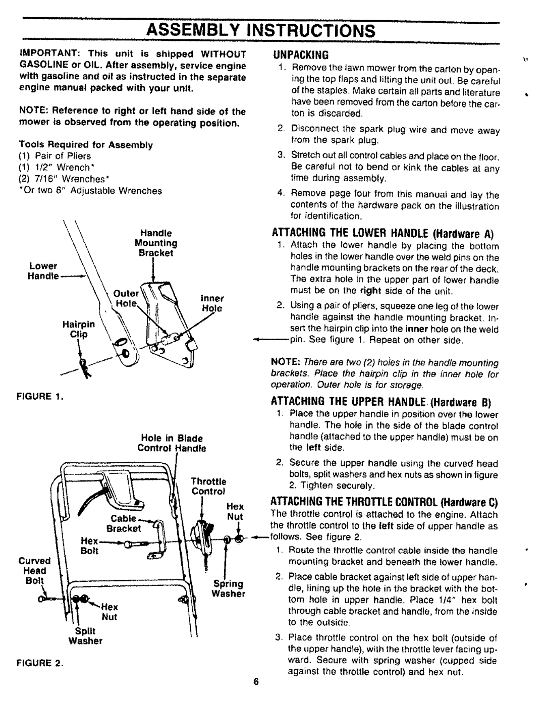 MTD TMO-37464A, TMO-37463A manual 