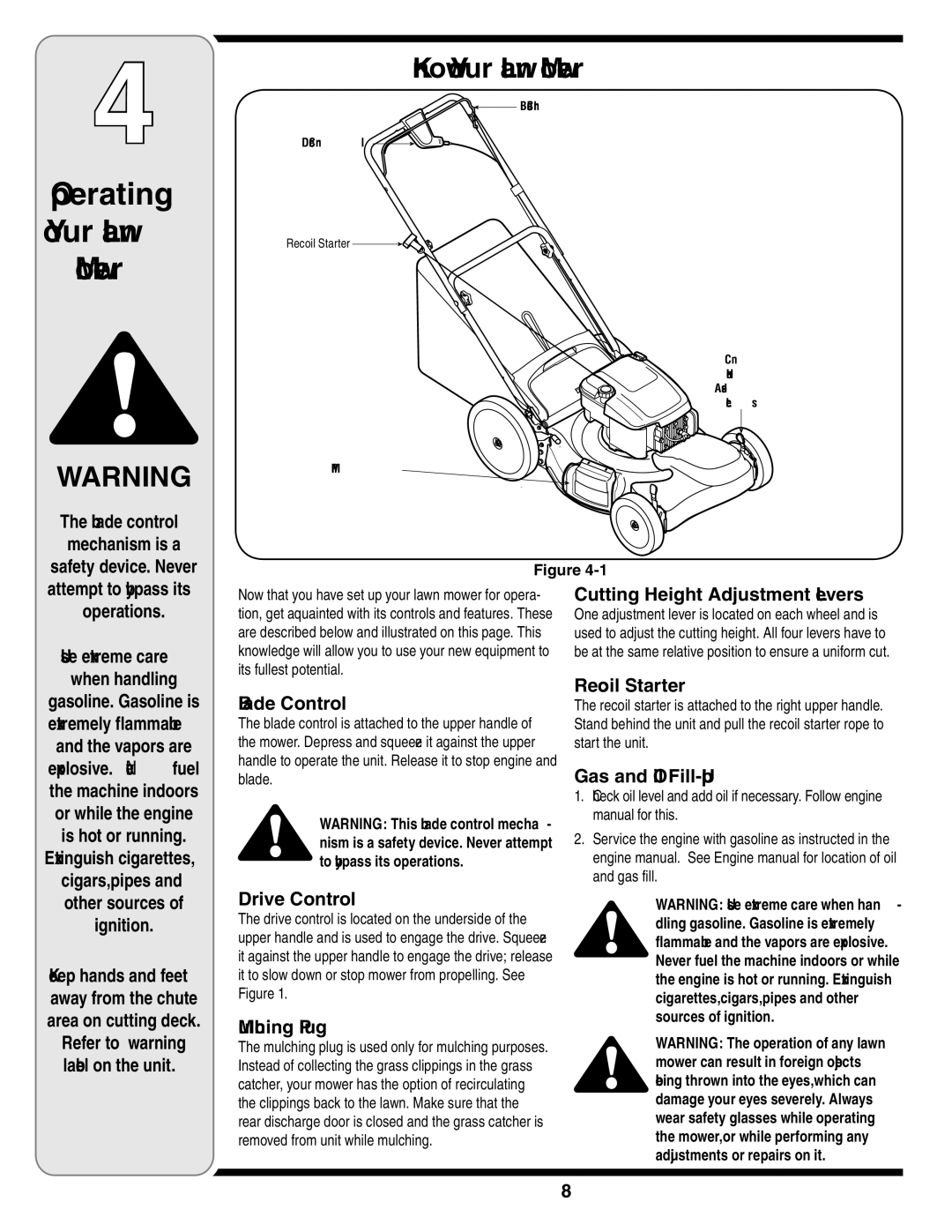 MTD V560 warranty Know Your Lawn Mower 