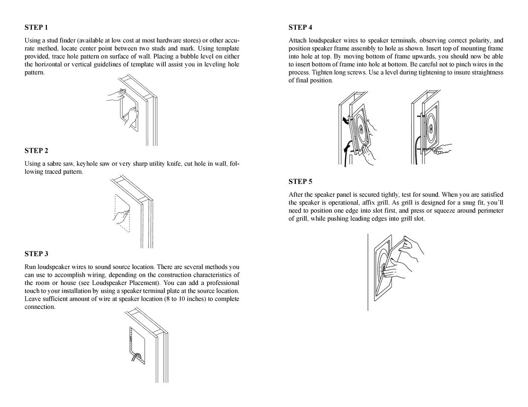 MTX Audio 600WM owner manual Step 