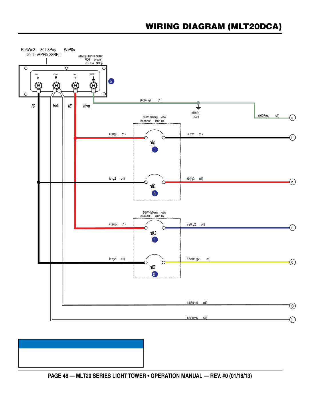 Multi Tech Equipment MLT20DCA6 operation manual Wiring Diagram mlt20dca 