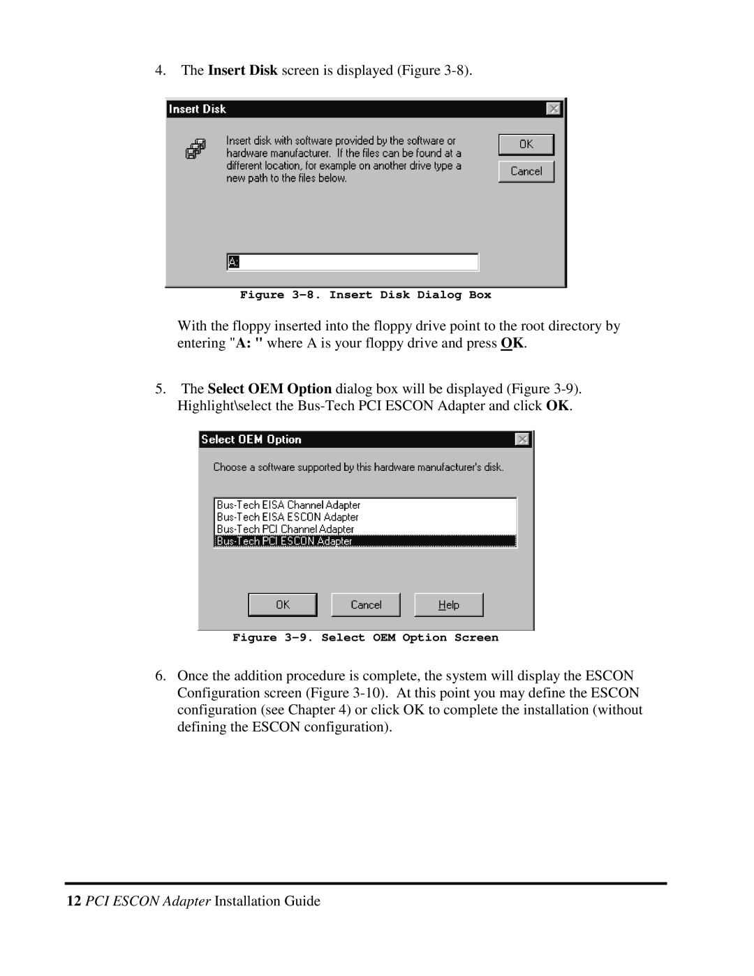 Multi-Tech Systems 40-01459-D0-001 manual Insert Disk screen is displayed Figure 