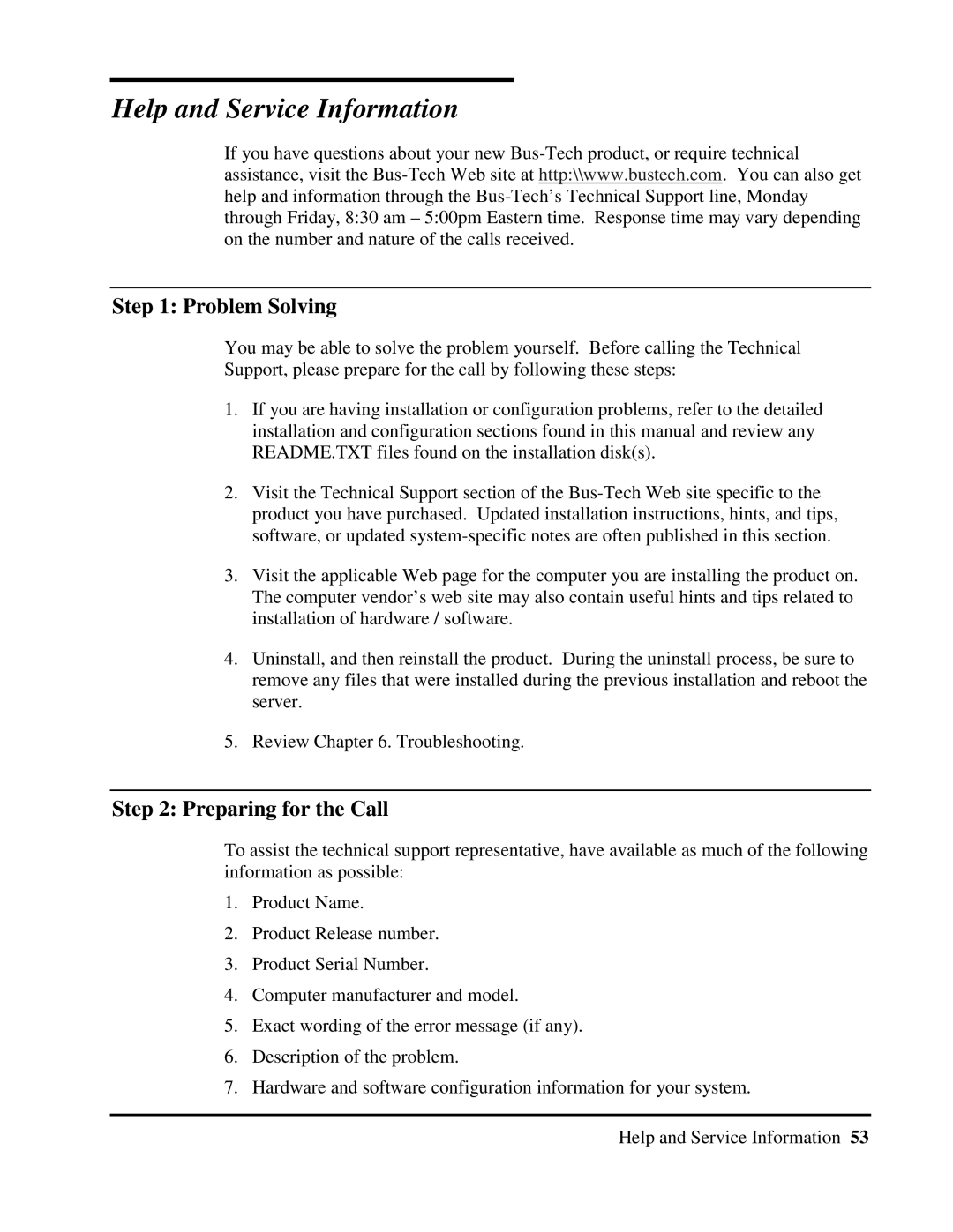 Multi-Tech Systems 40-01459-D0-001 manual Problem Solving, Preparing for the Call 