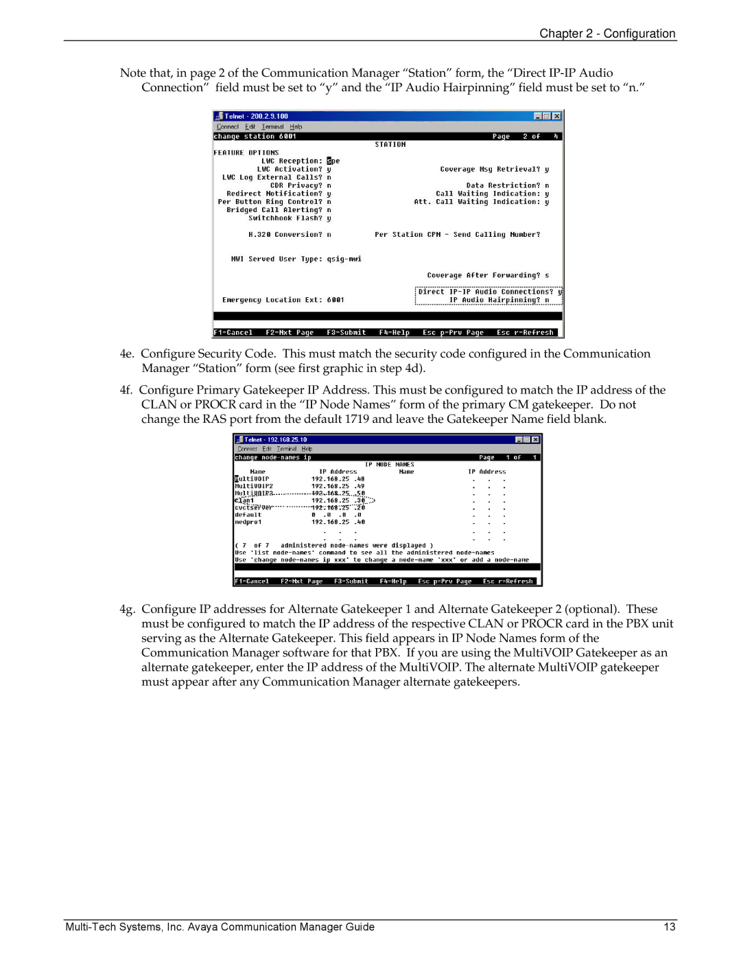 Multi-Tech Systems MVP103, 410 manual Configuration 