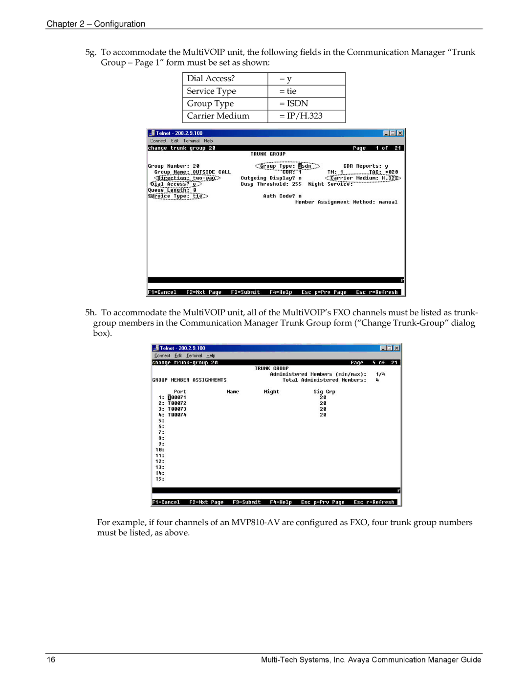 Multi-Tech Systems 410, MVP103 manual = Isdn 