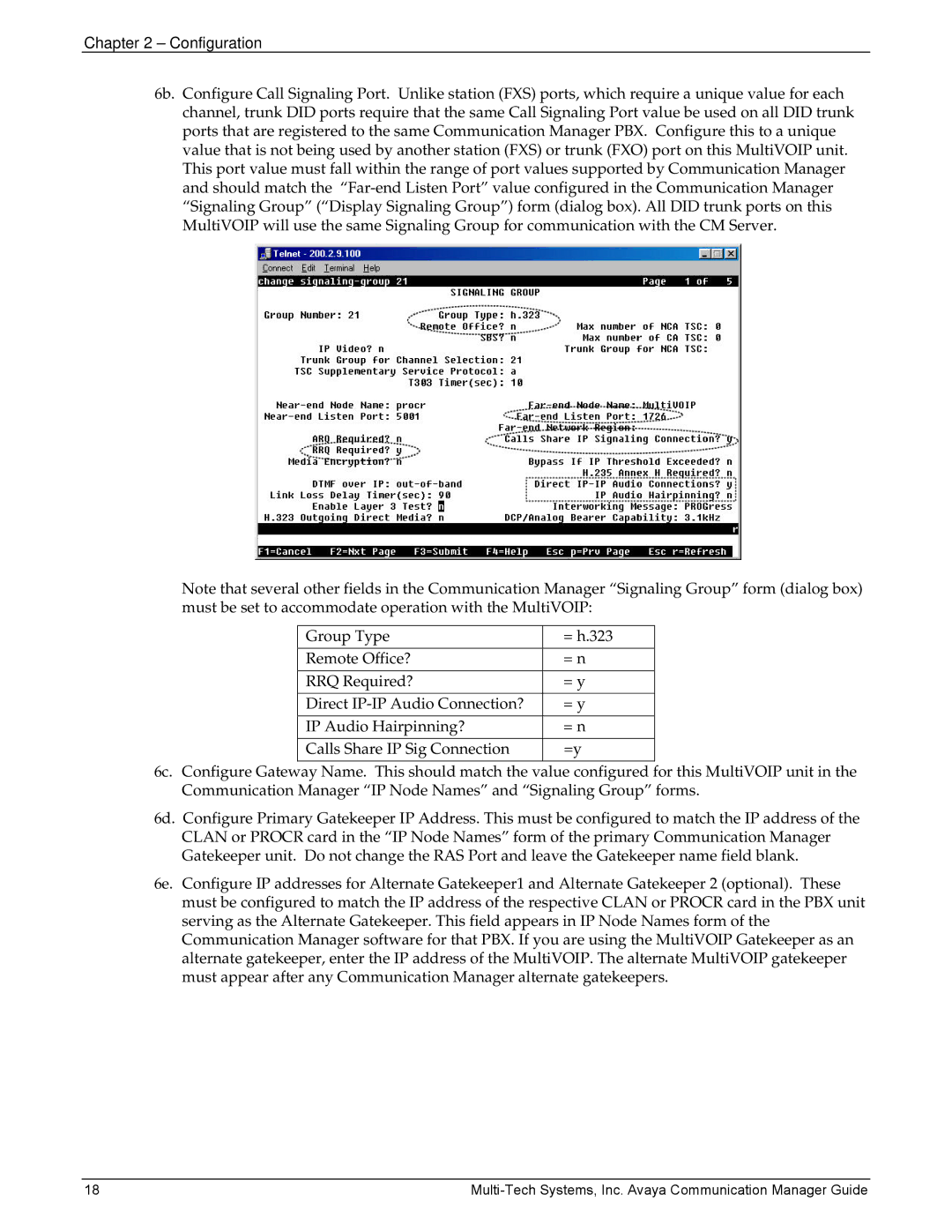 Multi-Tech Systems 410, MVP103 manual Configuration 