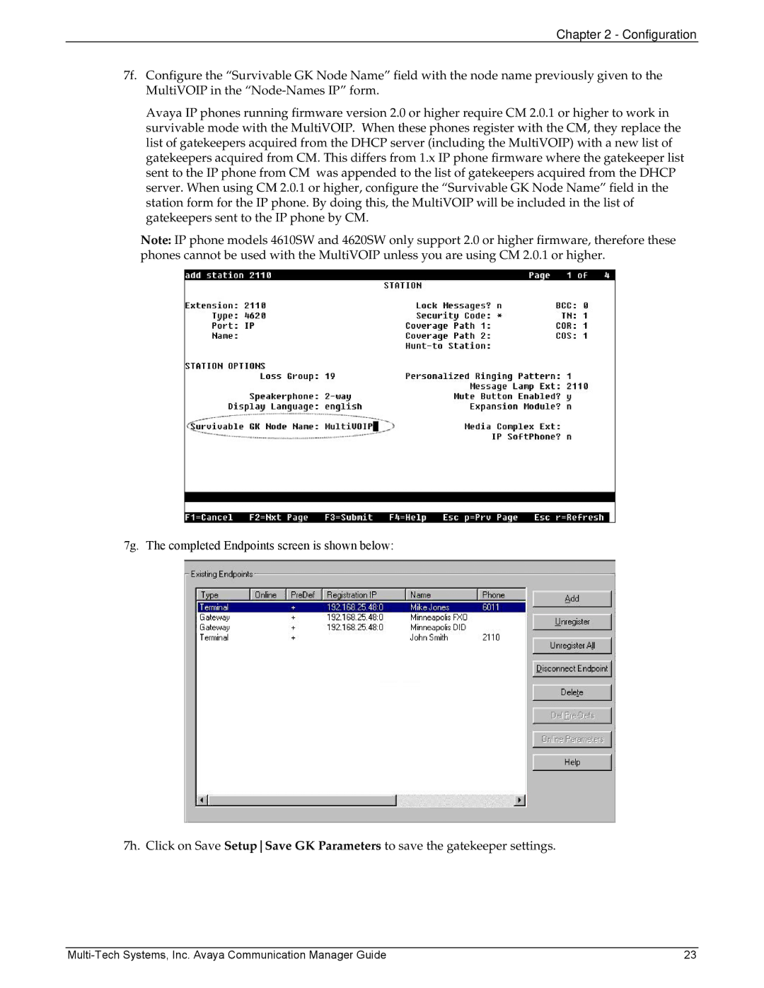 Multi-Tech Systems MVP103, 410 manual Configuration 