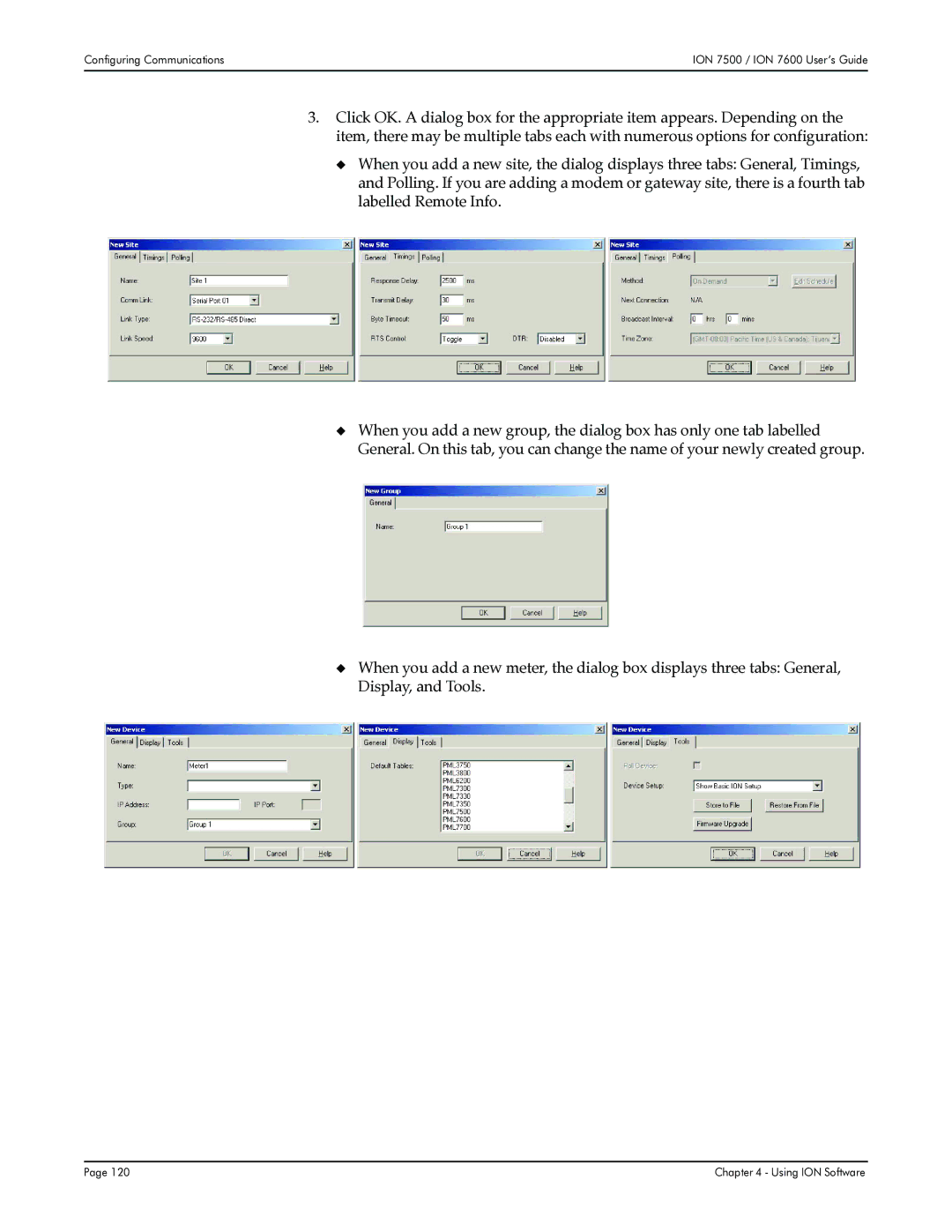 Multi-Tech Systems manual Configuring Communications ION 7500 / ION 7600 User’s Guide 