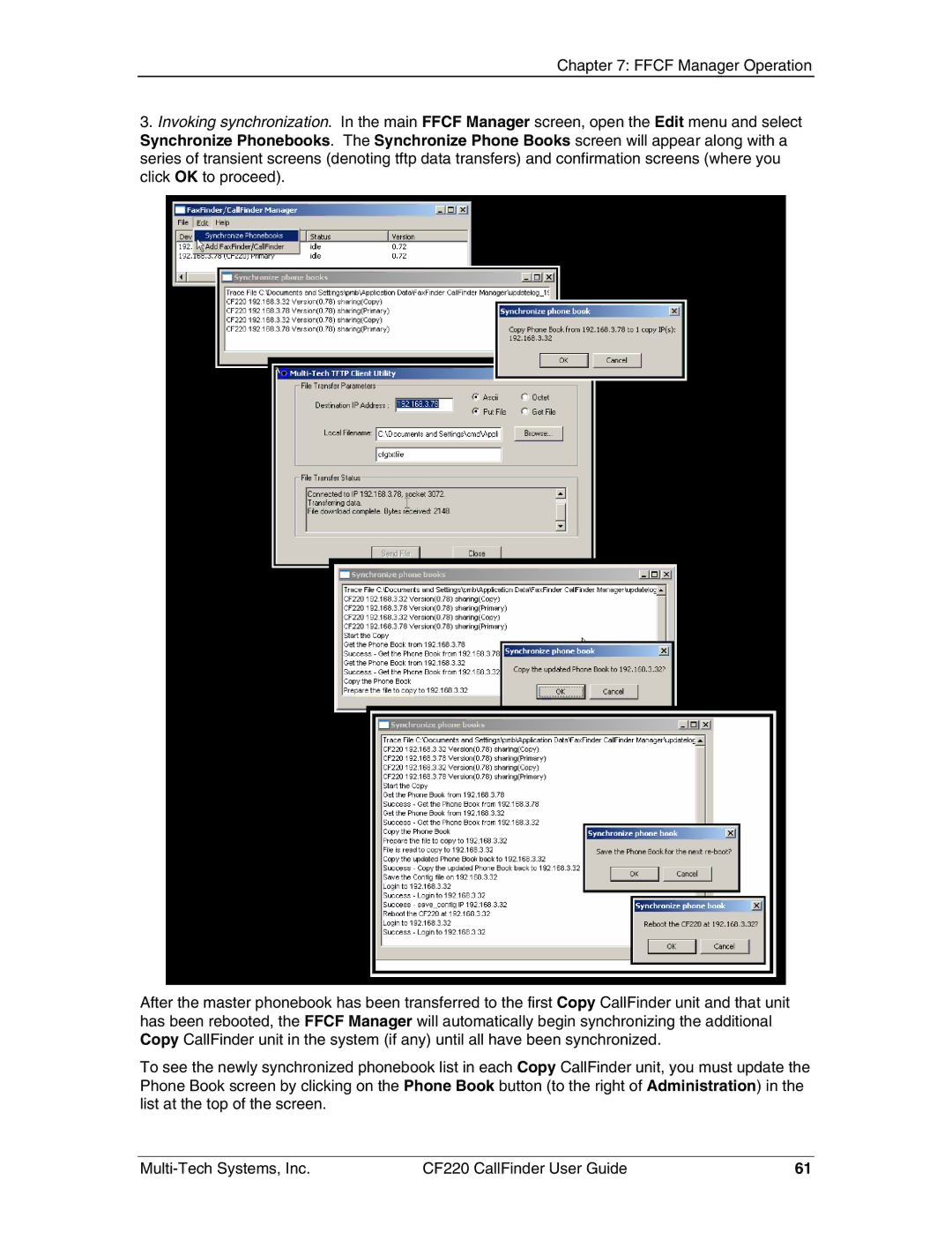 Multi-Tech Systems CF220 manual 