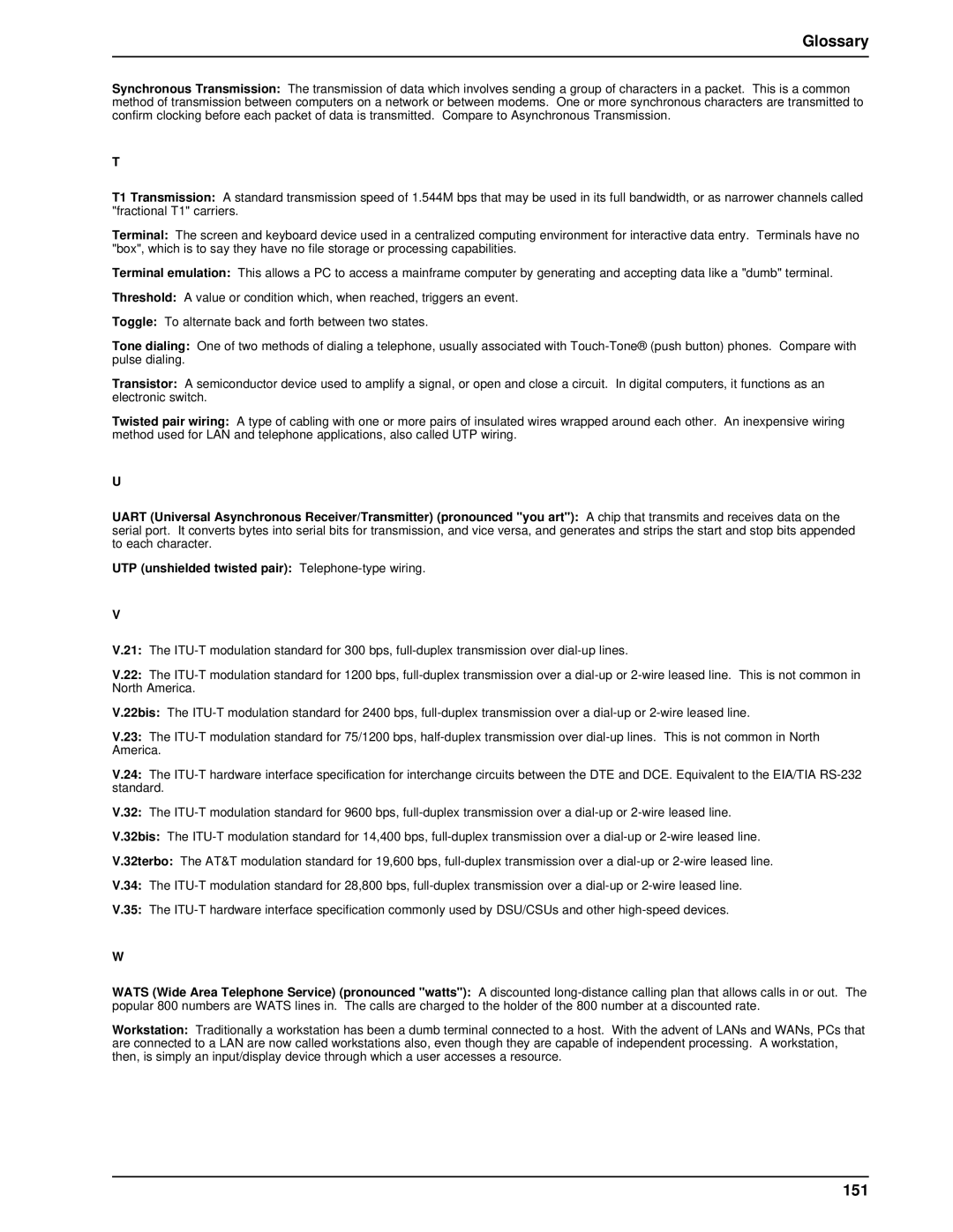 Multi-Tech Systems DT102/xx, DT101/xx owner manual 151 