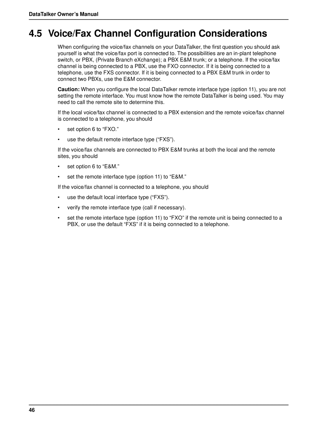 Multi-Tech Systems DT101/xx, DT102/xx owner manual Voice/Fax Channel Configuration Considerations 