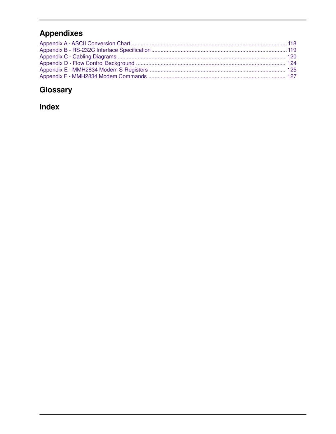 Multi-Tech Systems DT101/xx, DT102/xx owner manual Glossary Index 