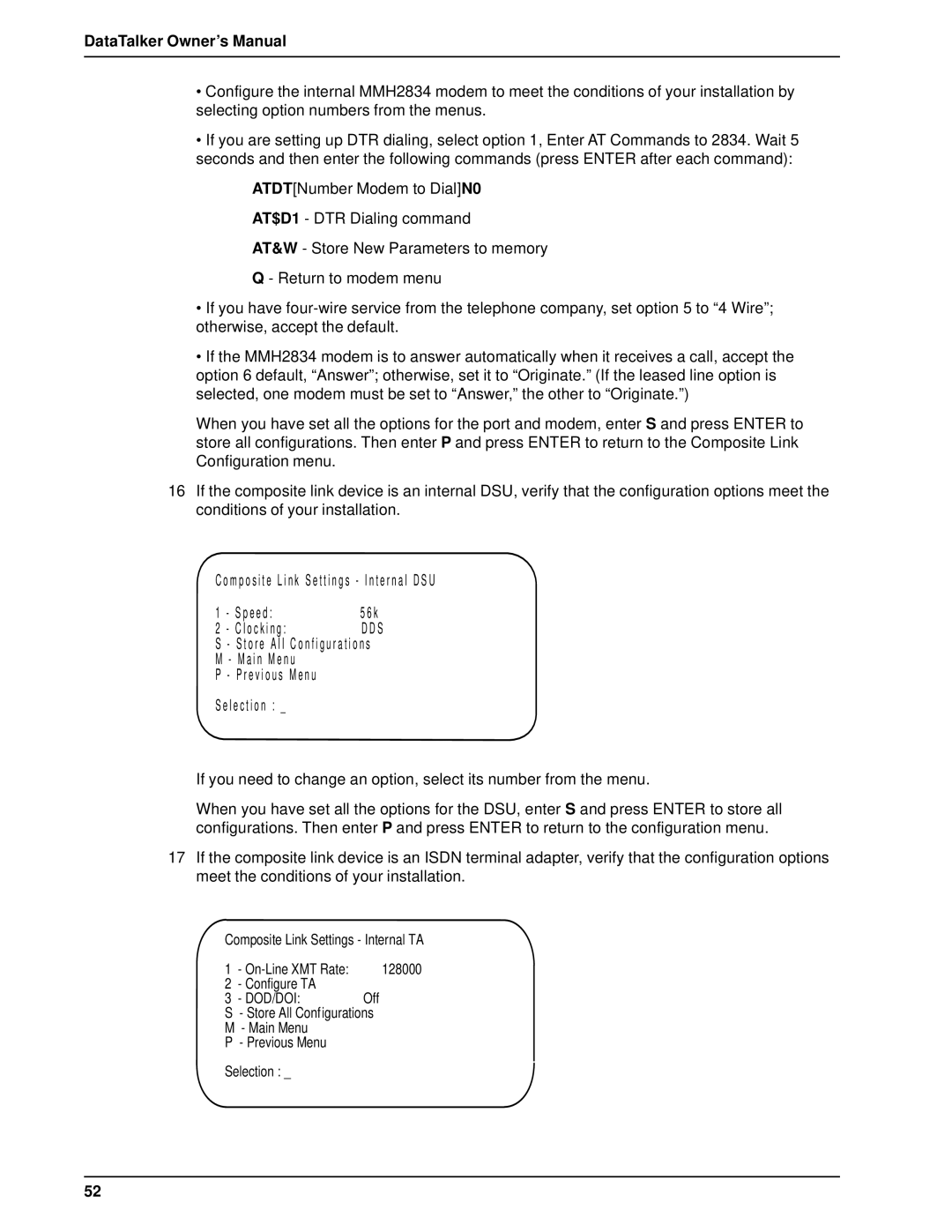 Multi-Tech Systems DT101/xx, DT102/xx owner manual Dod/Doi 