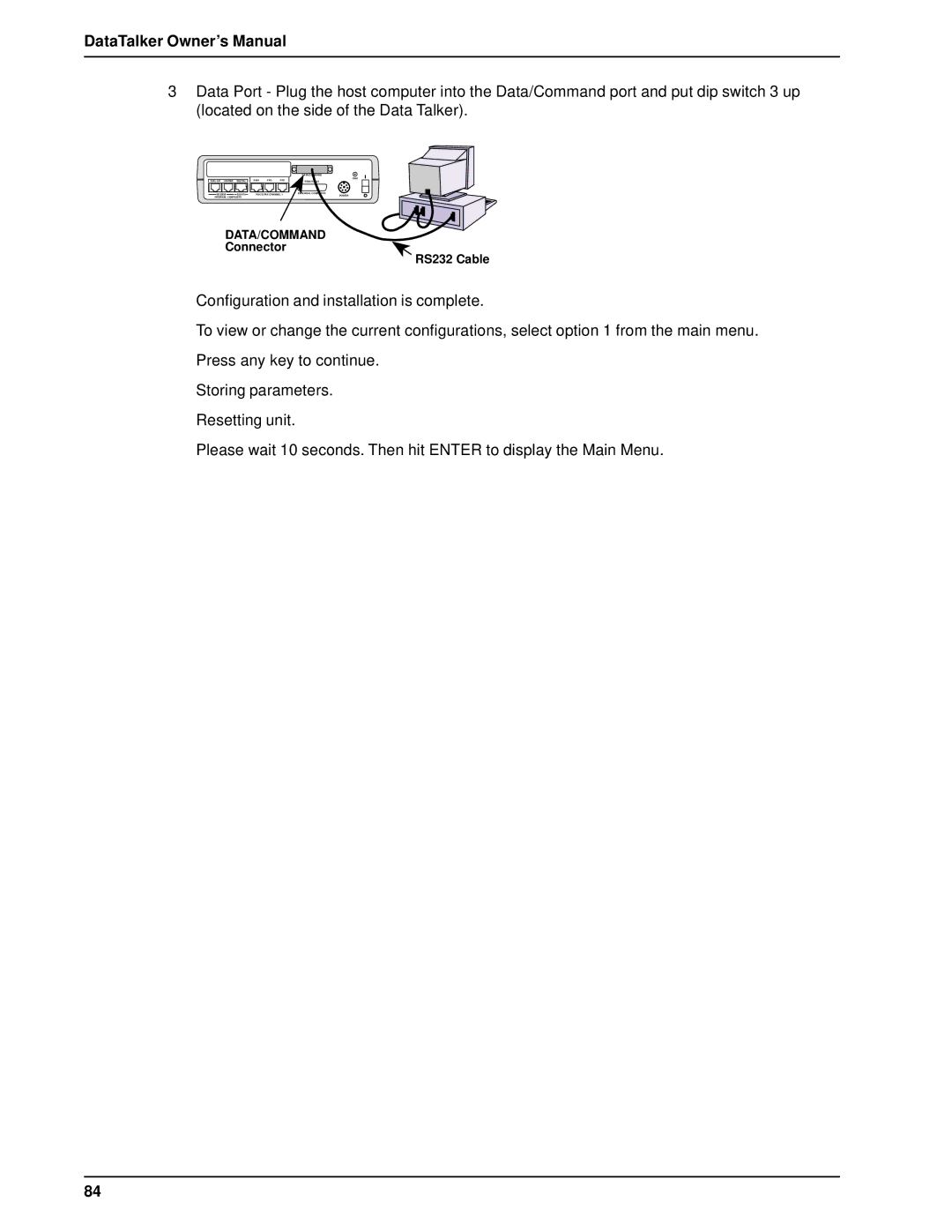 Multi-Tech Systems DT101/xx, DT102/xx owner manual Data/Command 