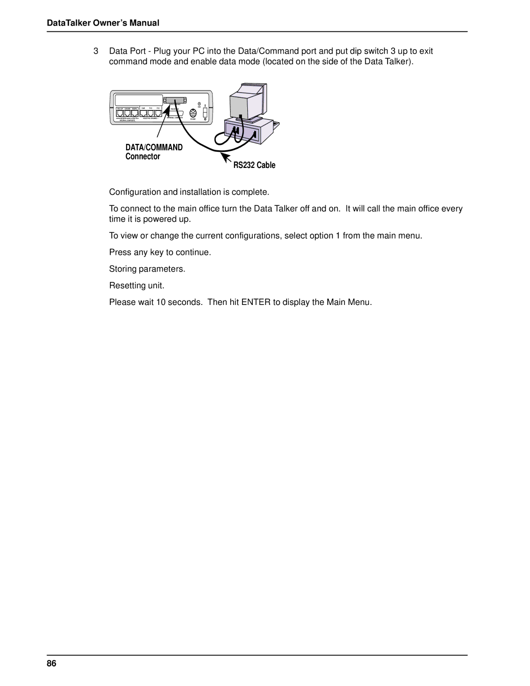 Multi-Tech Systems DT101/xx, DT102/xx owner manual Data/Command 