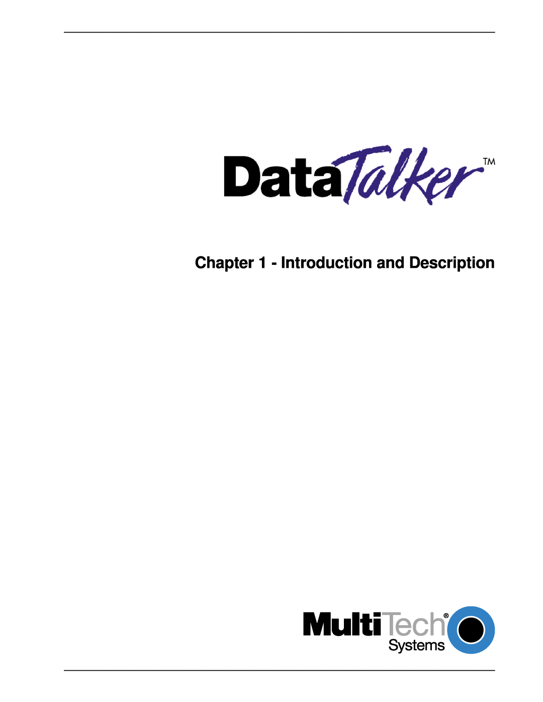 Multi-Tech Systems DT102/xx, DT101/xx owner manual Introduction and Description 