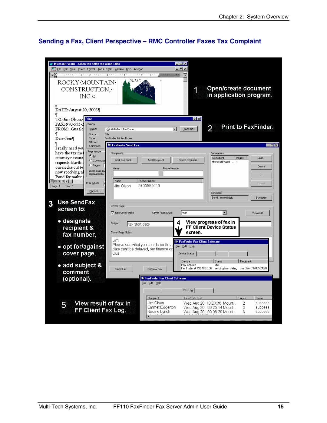 Multi-Tech Systems FF110 manual System Overview 