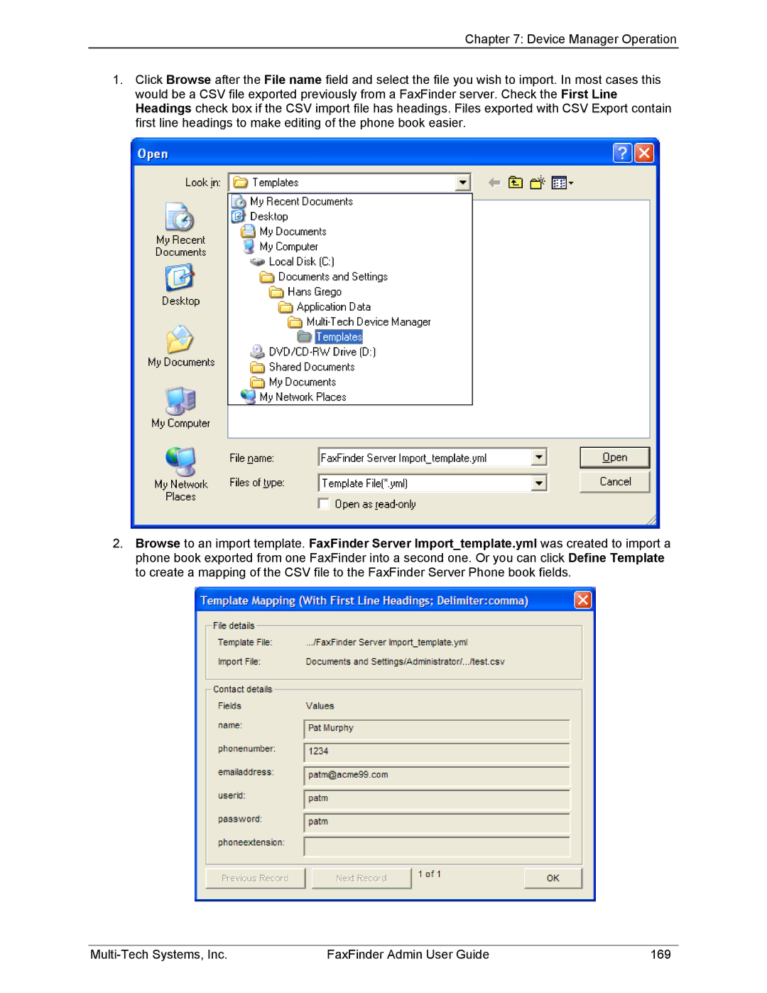 Multi-Tech Systems FF820, FF420, FF120, FF220 manual 