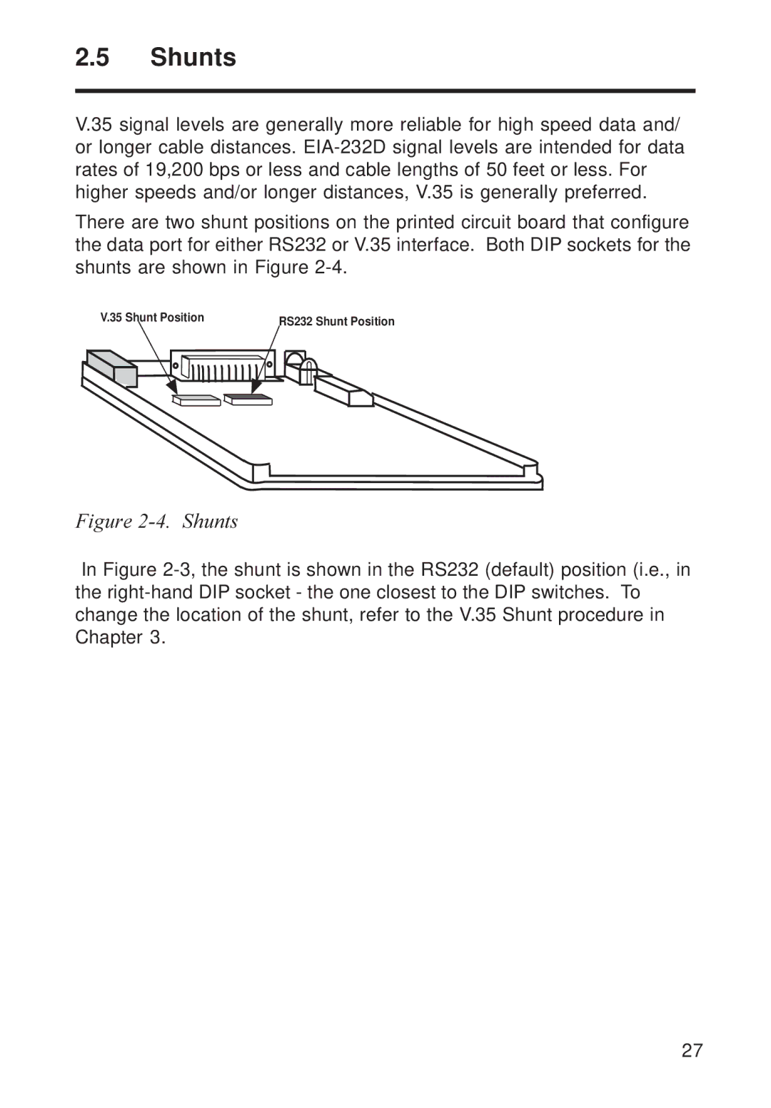 Multi-Tech Systems FR111 owner manual Shunts 