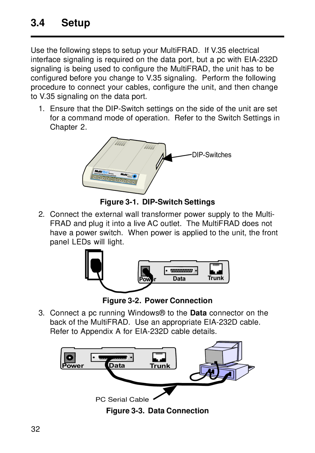 Multi-Tech Systems FR111 owner manual DIP-Switch Settings 