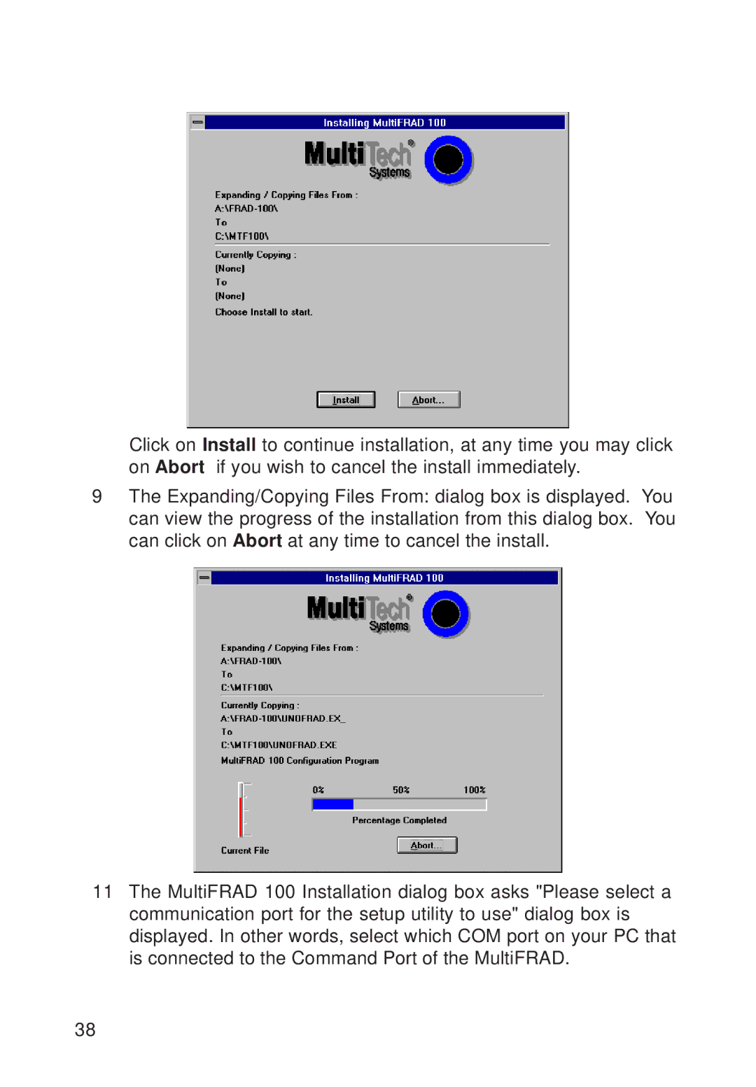 Multi-Tech Systems FR111 owner manual 