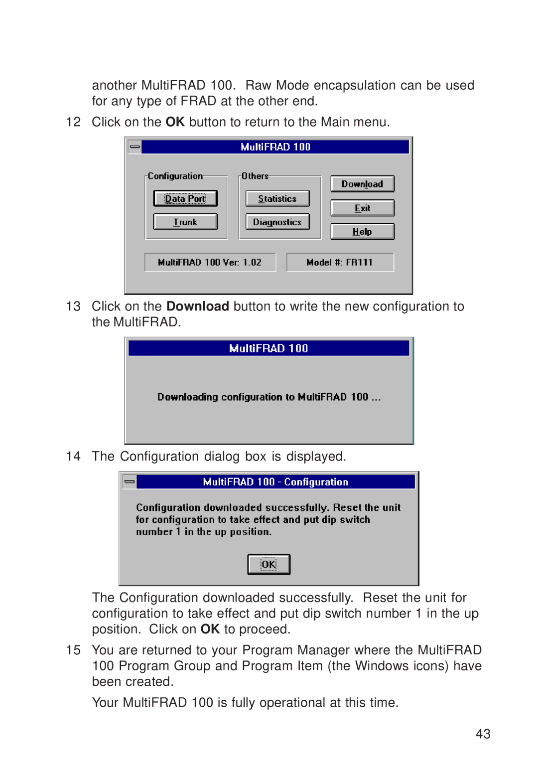 Multi-Tech Systems FR111 owner manual 