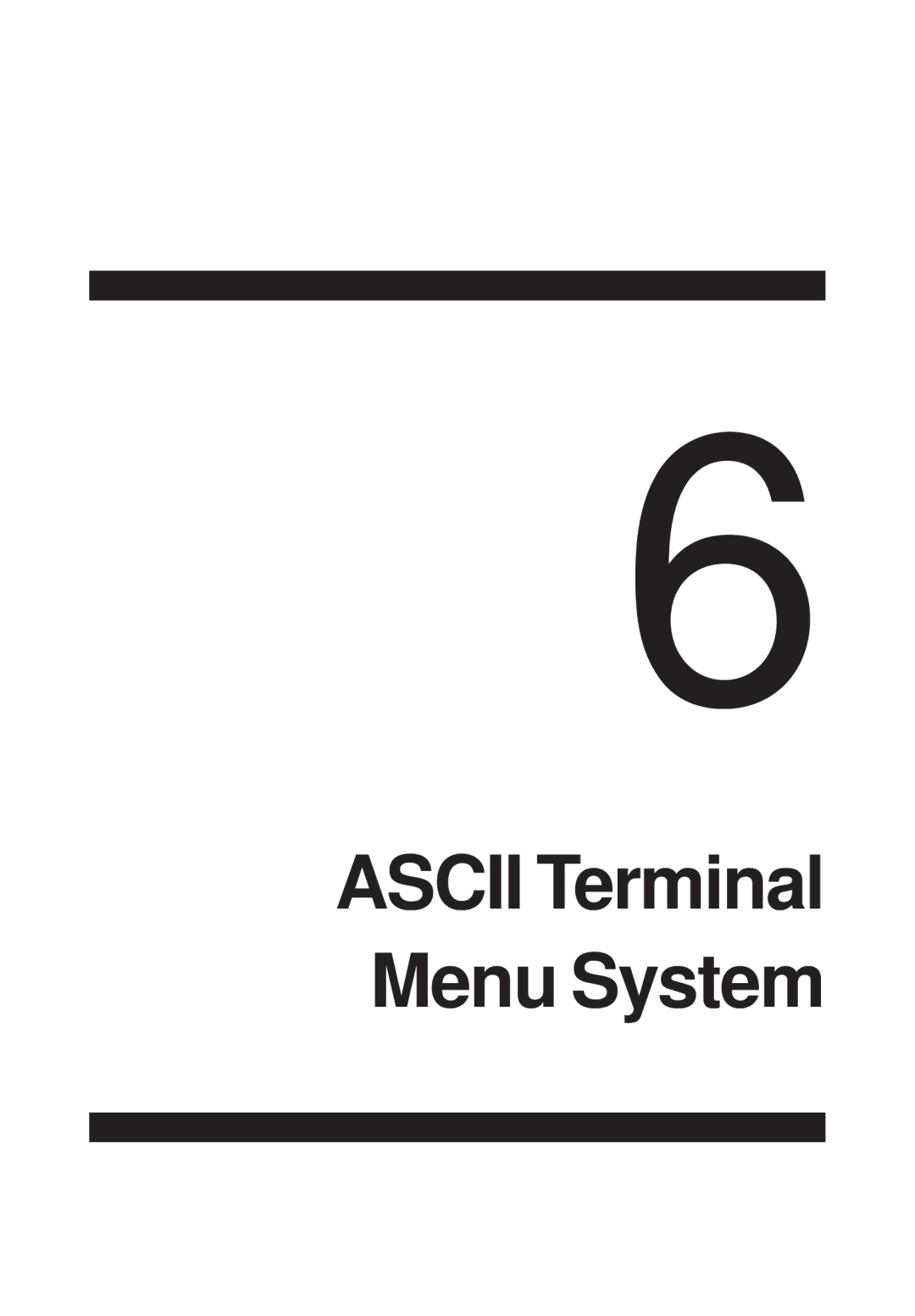 Multi-Tech Systems FR111 owner manual Ascii Terminal Menu System 