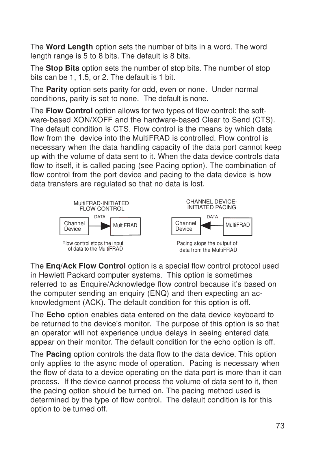 Multi-Tech Systems FR111 owner manual Channel Device 