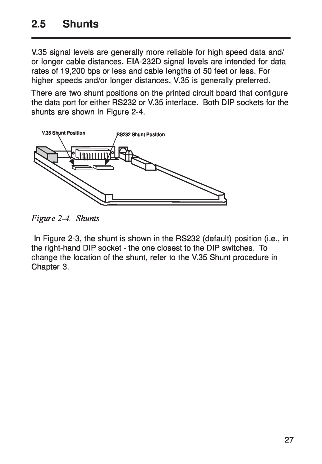 Multi-Tech Systems FR111 owner manual 4. Shunts 