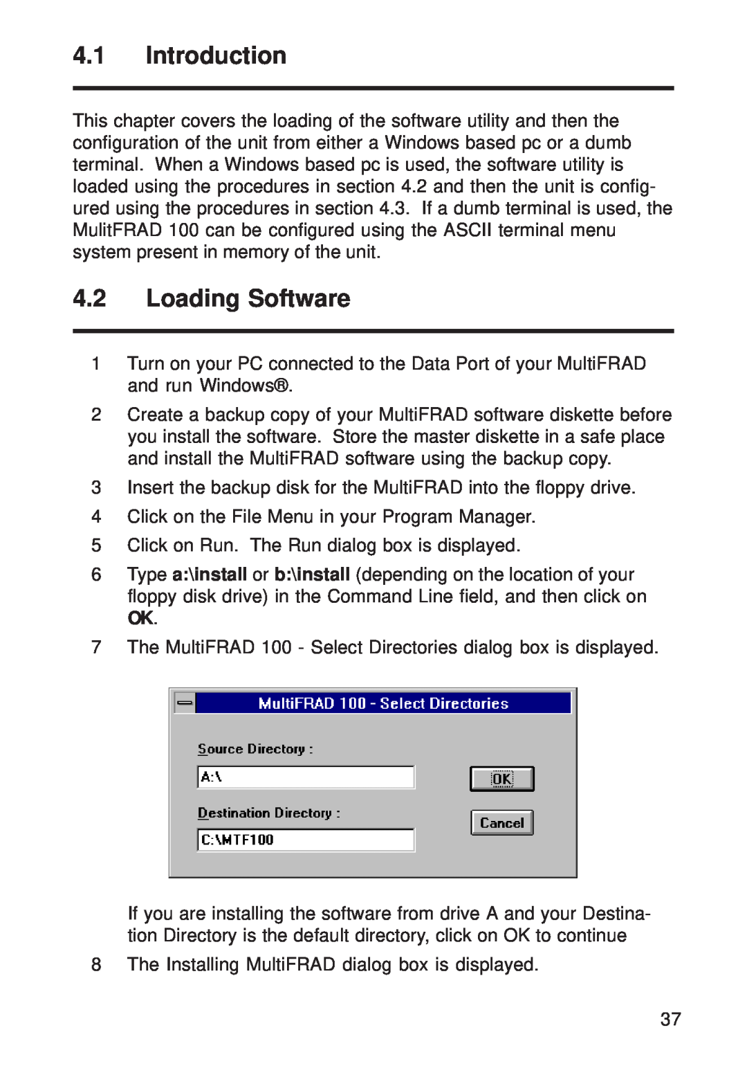 Multi-Tech Systems FR111 owner manual Introduction, Loading Software 