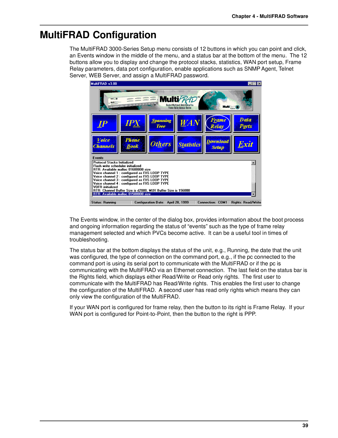 Multi-Tech Systems FR3100, FR3060 manual MultiFRAD Configuration 