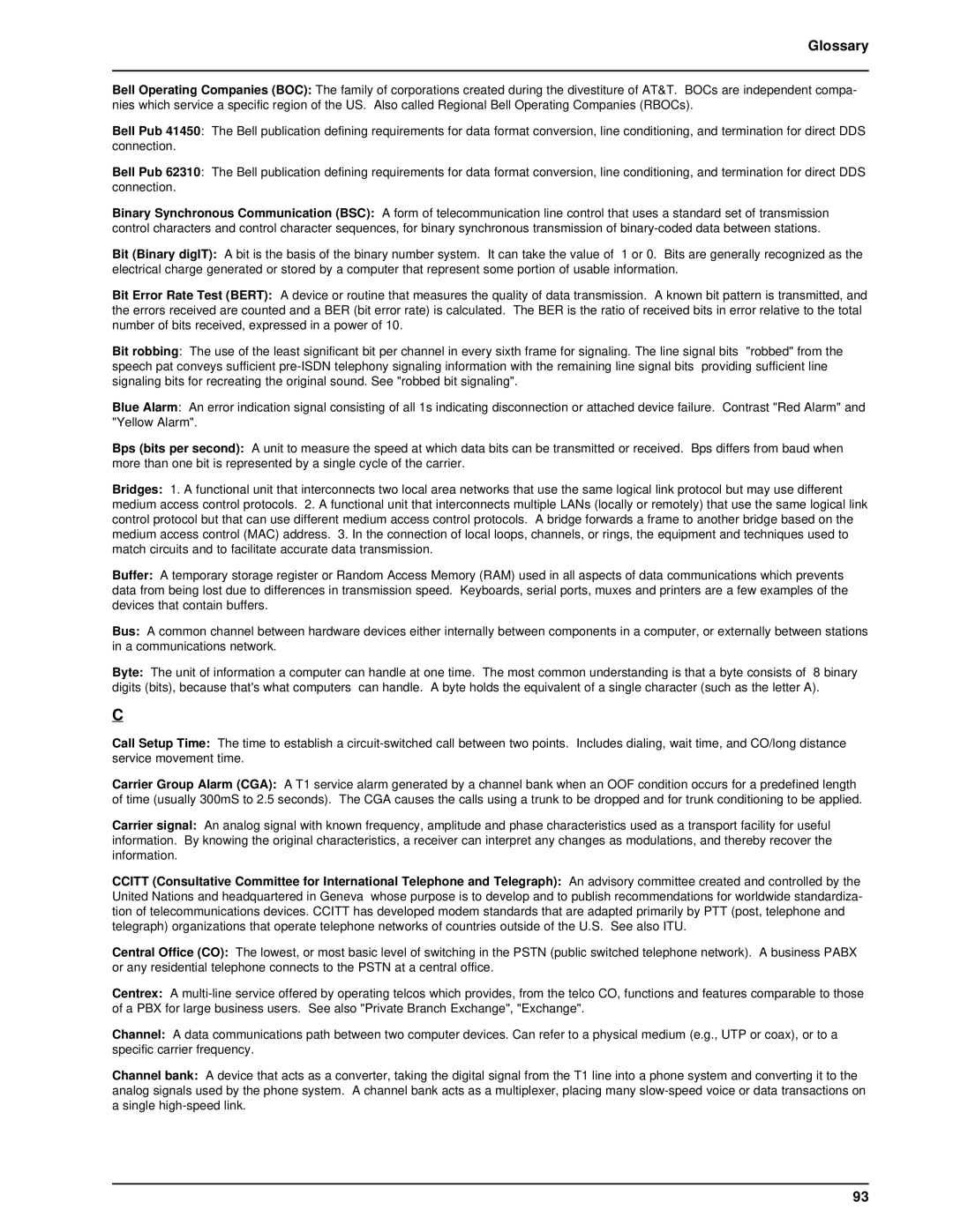 Multi-Tech Systems FR3100, FR3060 manual Glossary 