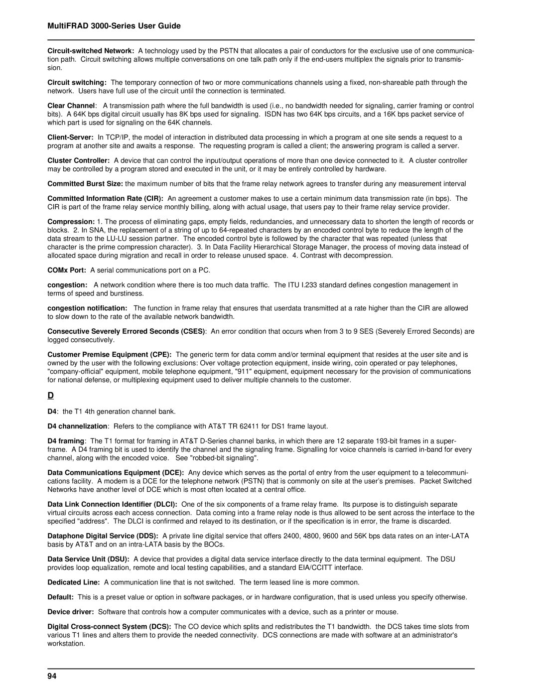 Multi-Tech Systems FR3060, FR3100 manual MultiFRAD 3000-Series User Guide 