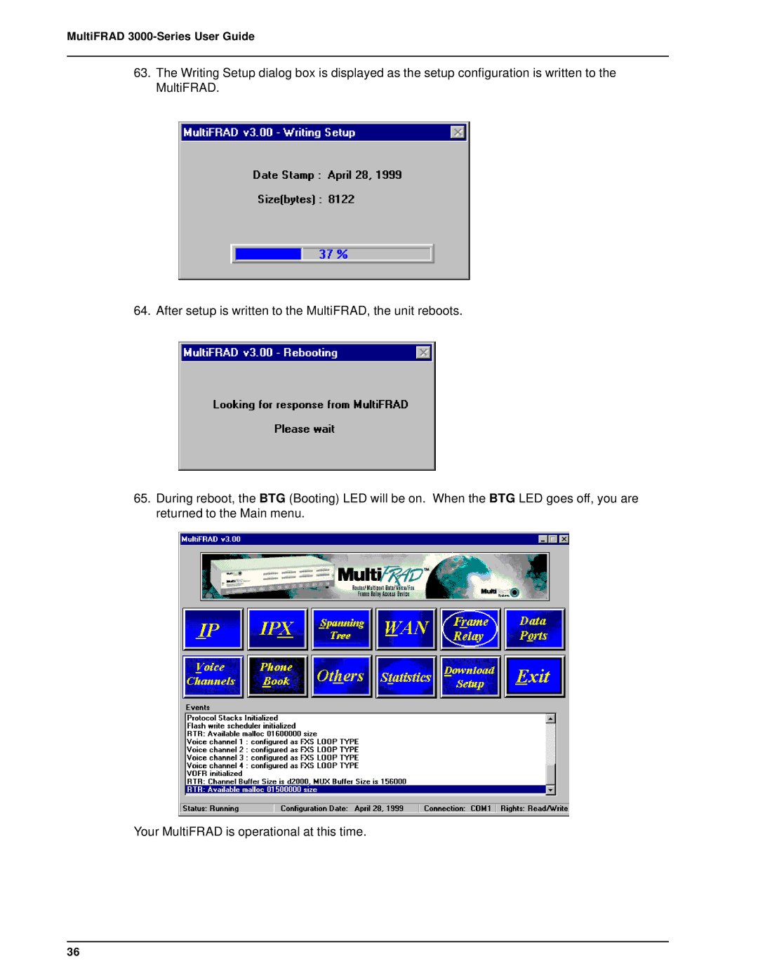 Multi-Tech Systems FR3060, FR3100/V8 manual MultiFRAD 3000-Series User Guide 