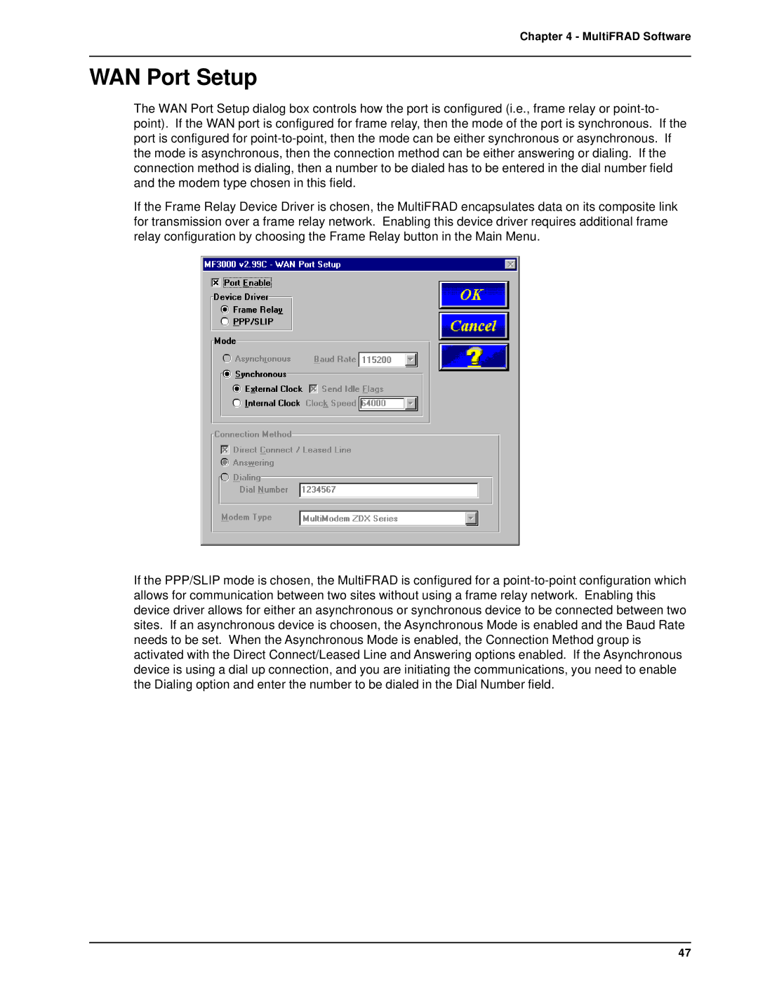 Multi-Tech Systems FR3060, FR3100, FR3060/V4, FR3060/V8, FR3100/V4, FR3100/V8 manual WAN Port Setup 