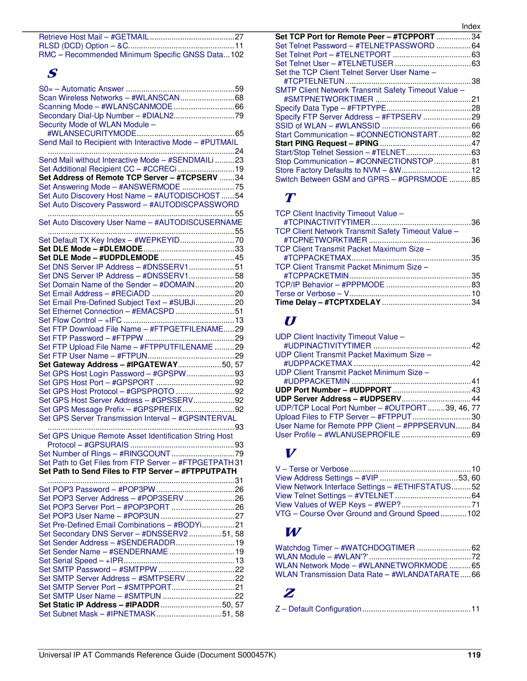 Multi-Tech Systems iCell GPRS (MTSMC-G2-IP manual 119 