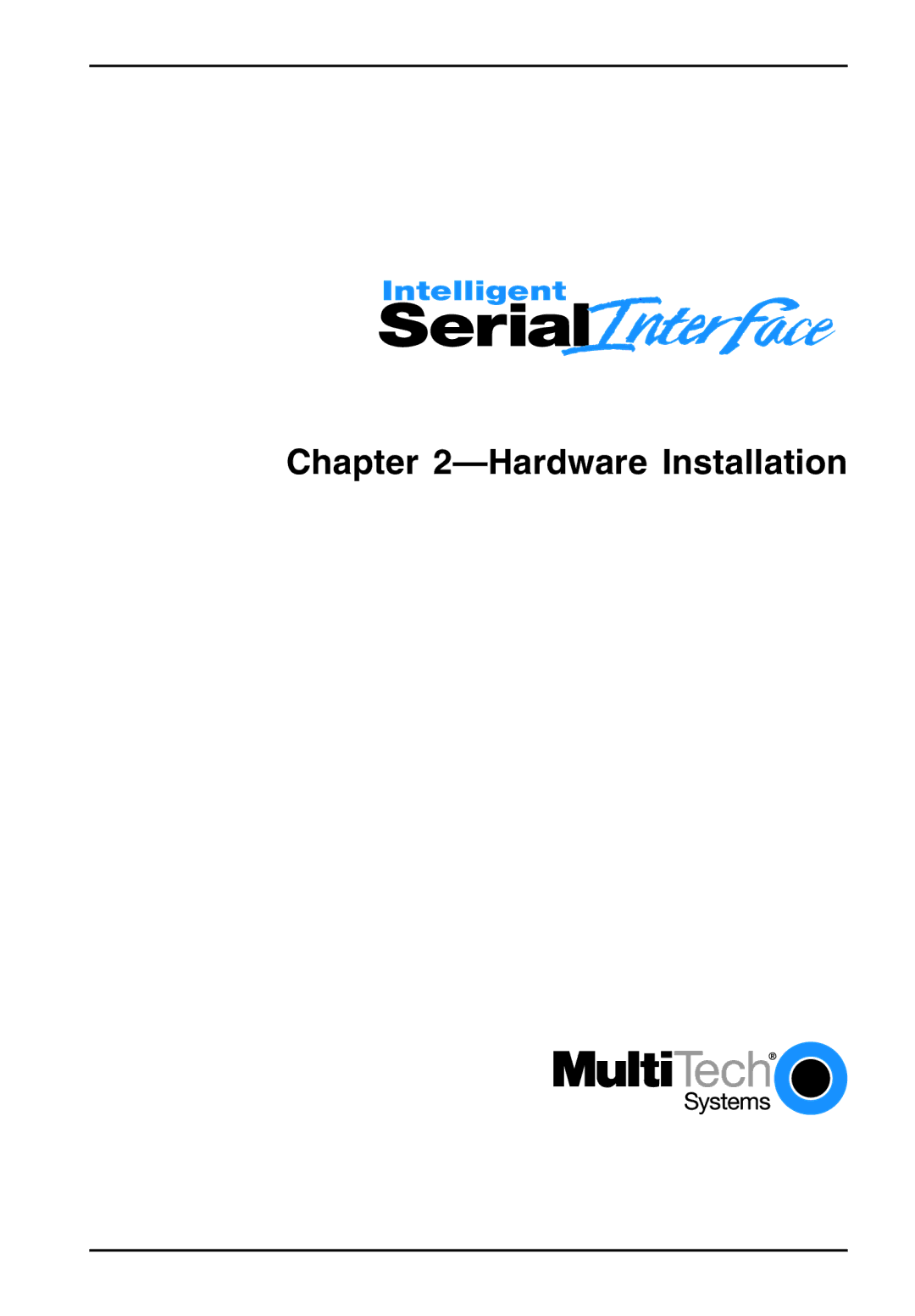 Multi-Tech Systems ISI4608-PCI manual Hardware Installation 