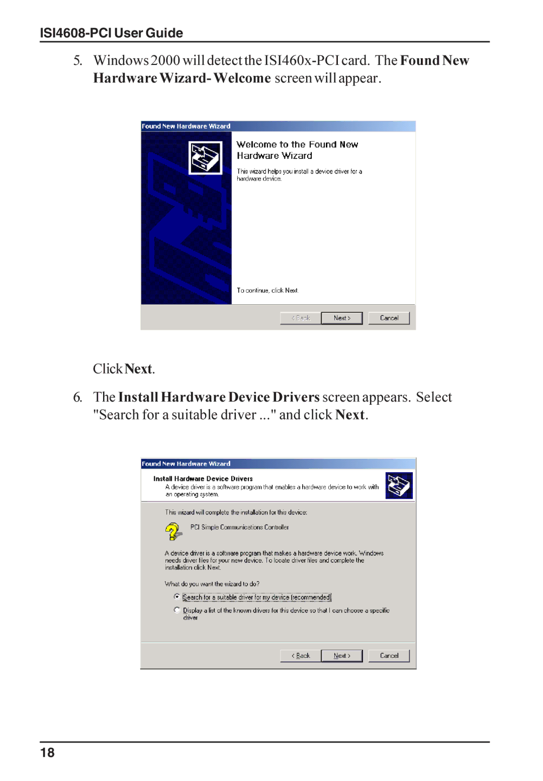 Multi-Tech Systems manual ISI4608-PCI User Guide 