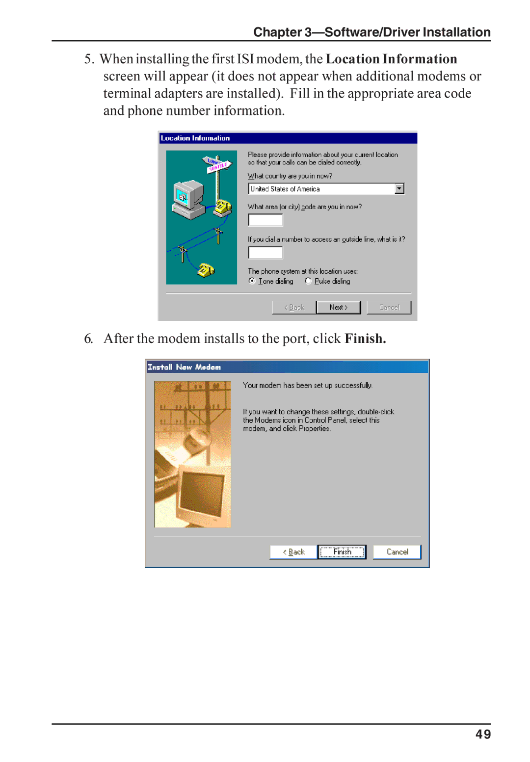 Multi-Tech Systems ISI5634PCI/4/8 manual Software/Driver Installation 