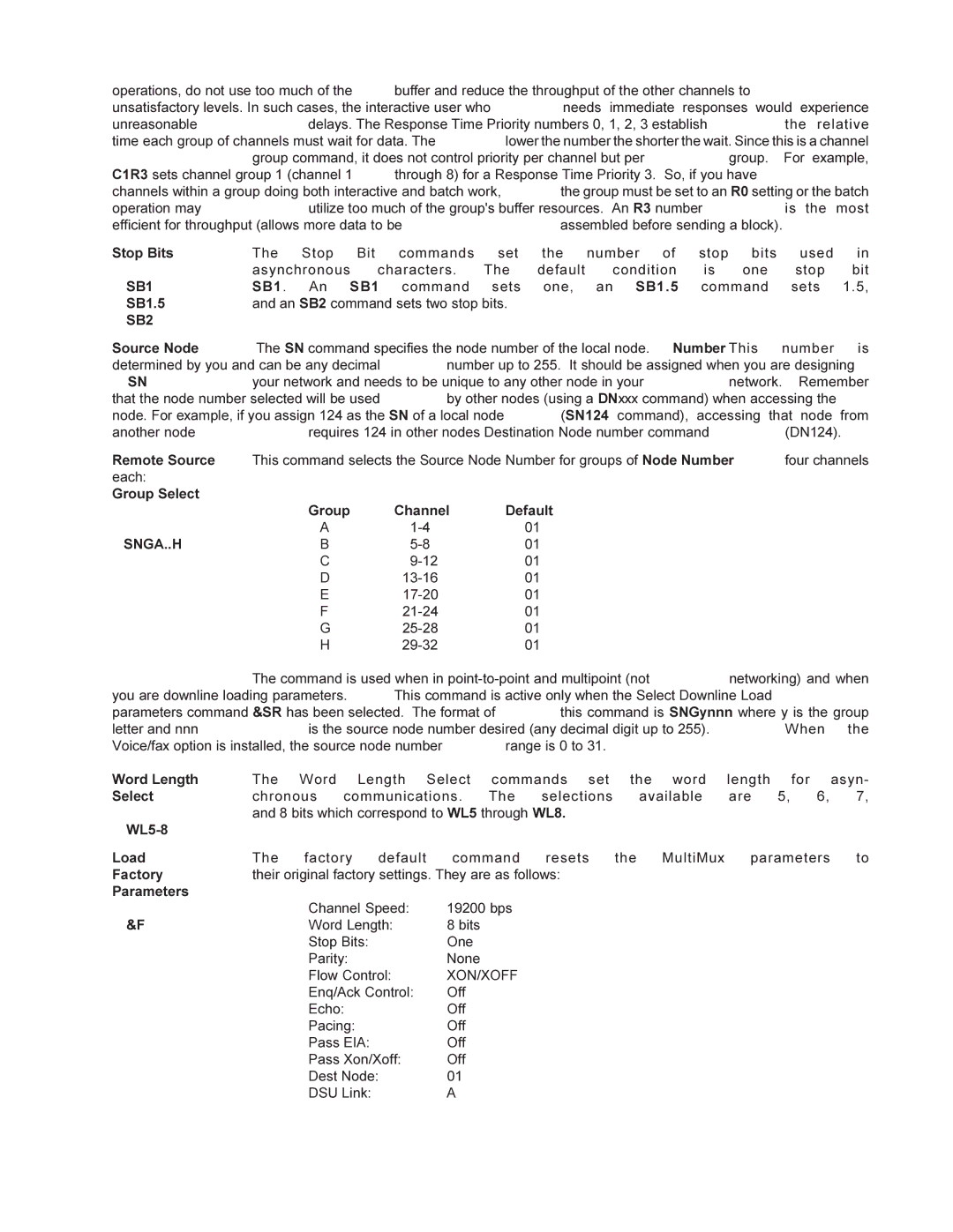 Multi-Tech Systems MMV1600 owner manual SB1, SB2 