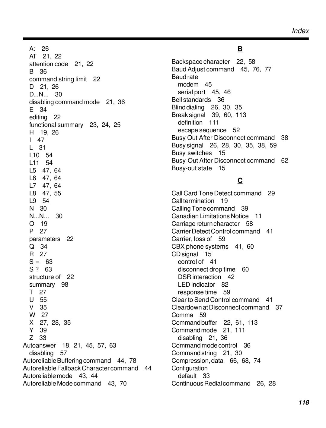 Multi-Tech Systems MT2834MR6 manual 118 