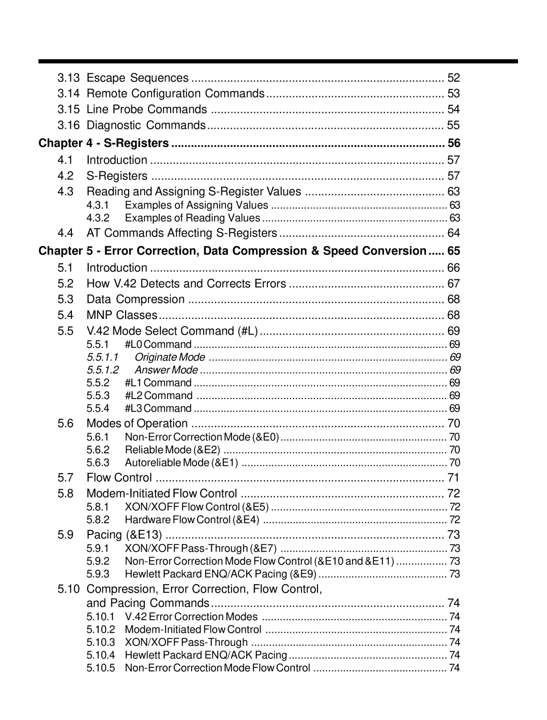 Multi-Tech Systems MT2834MR6 manual Registers 